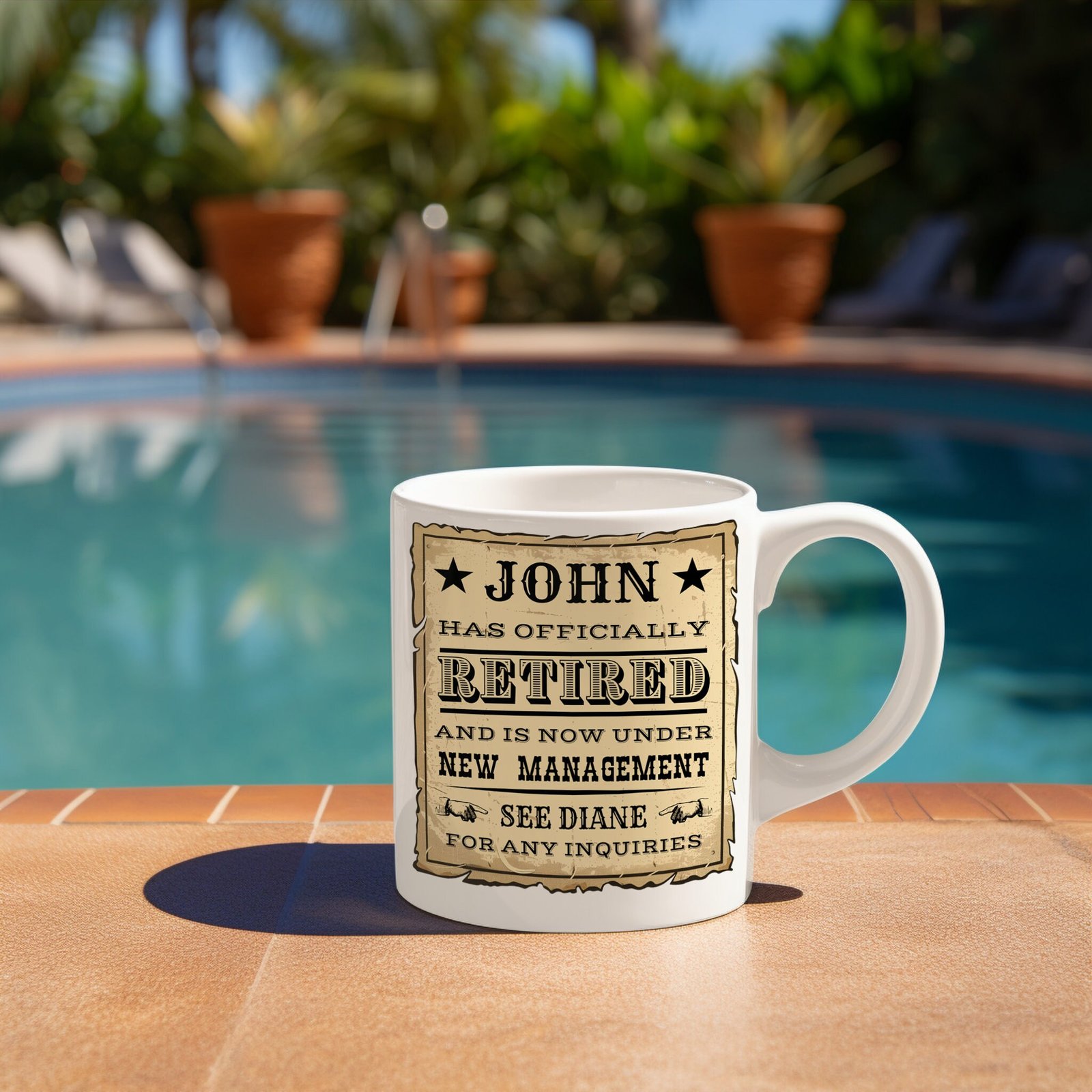 Retirement Mug Gift - Under New Management - Image 3