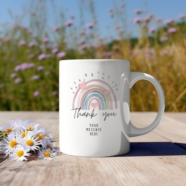 Rainbow Thank You Gift Mug