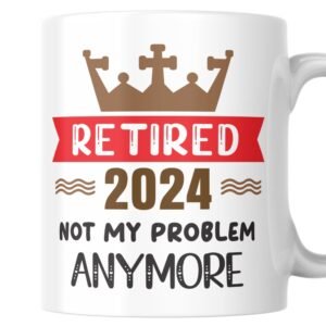 Retired 2024 retirement mug gift