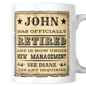 Retirement mug gift - under new management