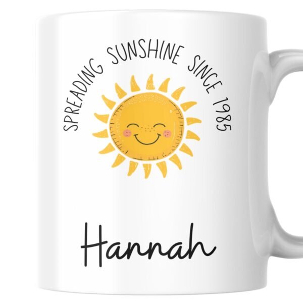 40th birthday gift joyful sunshine mug